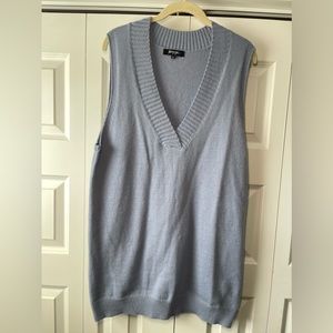 NASTY GAL - sweater vest dress/ shirt - size M/L